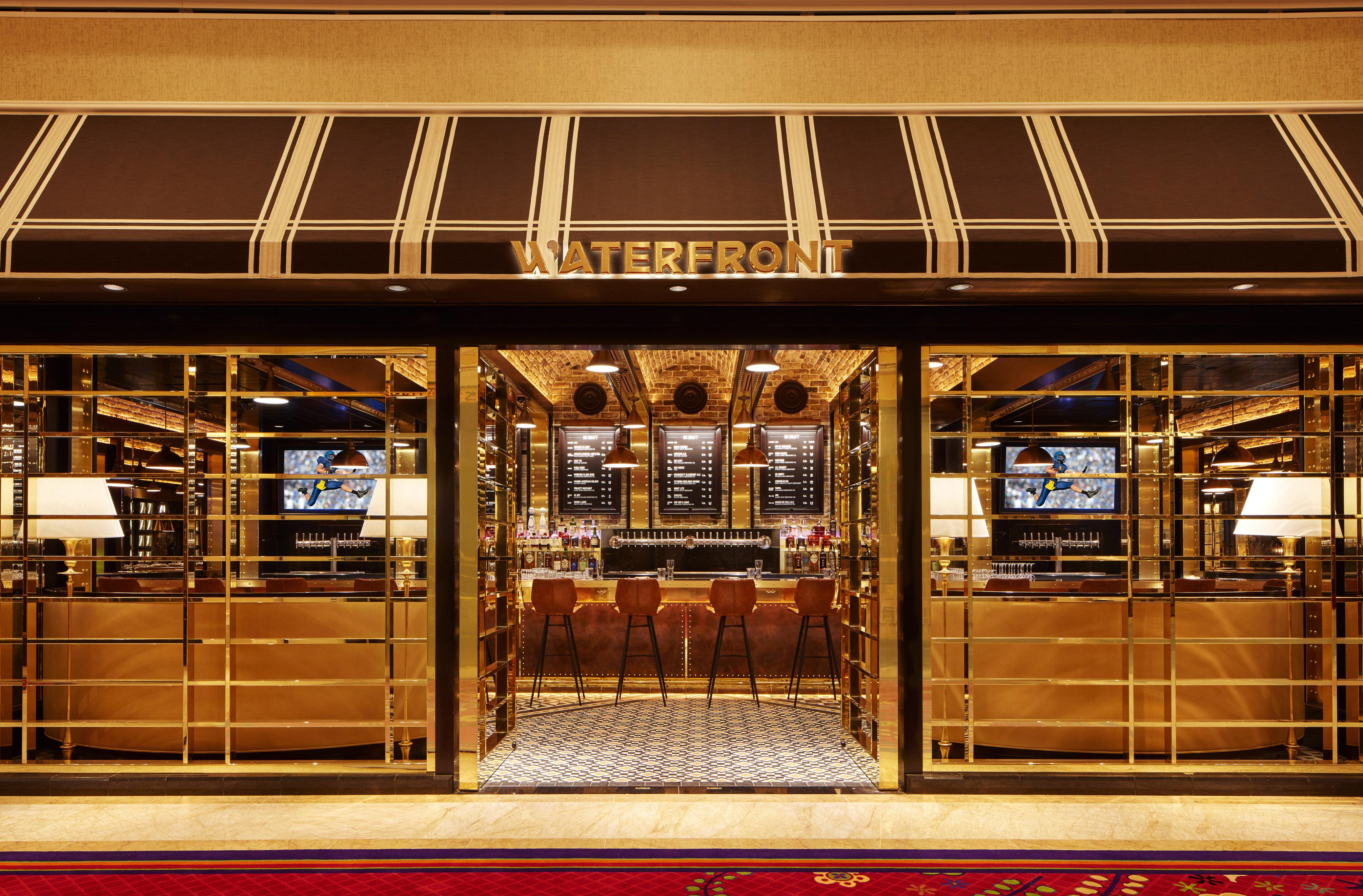 Encore Boston Harbor Everett Exterior foto Waterfront Bar